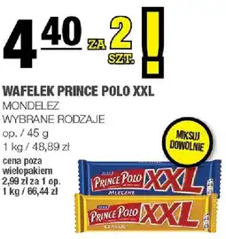 Spar Wafelek Prince Polo XXL wybrane rodzaje oferta