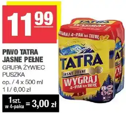 Spar Piwo Tatra jasne pełne Grupa Żywiec oferta