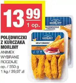 Spar Poledwiczki z kurczaka Morliny Animex wybrane rodzaje oferta