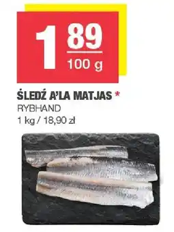 Spar Śledź a'la matjas oferta