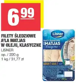 Spar Filety śledziowe a'la matjas w oleju, klasyczne oferta