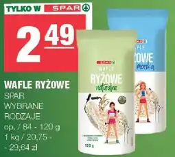 Spar Wafle ryżowe wybrane rodzaje oferta