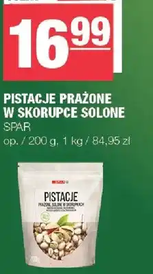 Spar Pistacje prażone w skorupce solone oferta