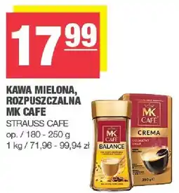 Spar Kawa mielona, rozpuszczalna MK Cafe oferta