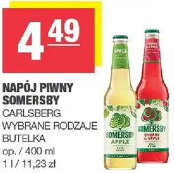 Spar Napój piwny Carlsberg wybrane rodzaje butelka oferta