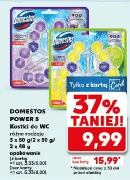 Kaufland Kostki do WC różne rodzaje 3x50g/2x50g/3x40g opakowanie oferta