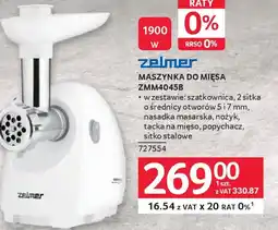Selgros Zelmer Maszynka do mięsa oferta