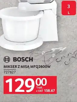 Selgros Bosch Mikser z misą MFQ2600W oferta