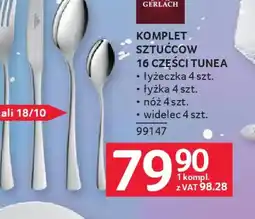 Selgros Gerlach Komplet sztućców Tunea oferta