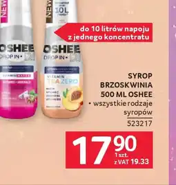 Selgros OSHEE Syrop Brzoskwinia oferta