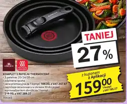 Selgros Gerlach Komplet 3 patelni Thermocoat oferta
