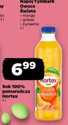 Netto Sok 100% pomarańcza Hortex oferta