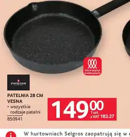 Selgros Patelnia Zwieger Vesna oferta