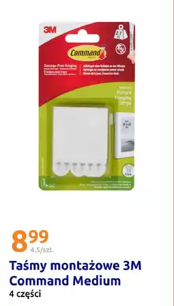 Action Taśmy montażowe 3M Command Medium oferta
