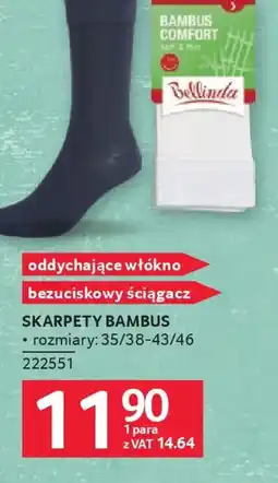Selgros Bellinda Skarpety Bambus oferta