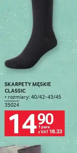 Selgros Skarpety męskie Classic oferta