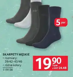 Selgros Skarpety męskie oferta