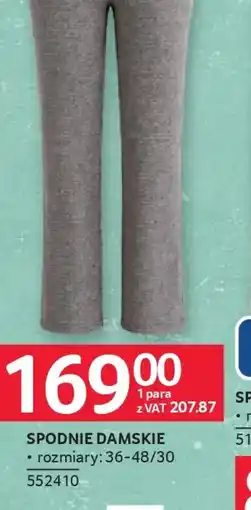 Selgros Spodnie damskie oferta