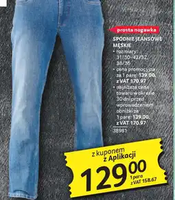 Selgros Spodnie jeansowe męskie oferta