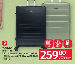 Selgros Walizka RPET 64 L oferta