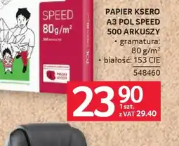 Selgros Speed Papier Ksero A3 Pół Speed oferta