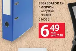 Selgros Emerson Segregator A4 oferta