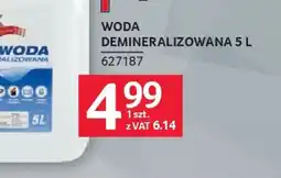 Selgros Woda demineralizowana oferta