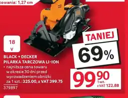 Selgros BLACK+DECKER Pilarka tarczowa Li-Ion oferta