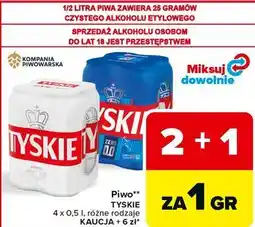 Carrefour Piwo** TYSKIE oferta