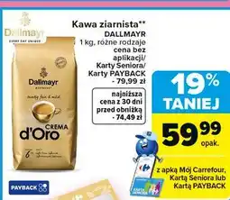Carrefour Kawa ziarnista Dallmayr oferta