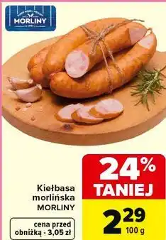 Carrefour Kiełbasa morlińska MORLINY oferta