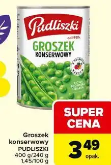 Carrefour Groszek konserwowy PUDLISZKI oferta