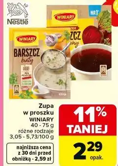 Carrefour Zupa w proszku WINIARY oferta