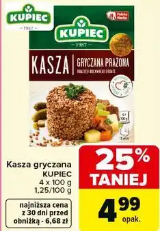 Carrefour Kasza gryczana KUPIEC oferta