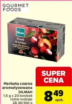 Carrefour Herbata czarna aromatyzowana DILMAH oferta