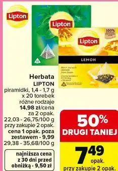 Carrefour Herbata LIPTON oferta