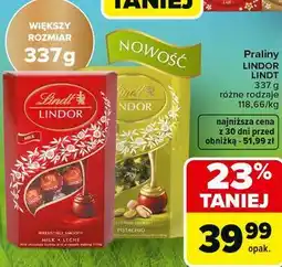 Carrefour Praliny LINDOR LINDT oferta