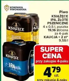 Carrefour Piwo KSIĄŻĘCE IPA, ZŁOTE PSZENICZNE oferta