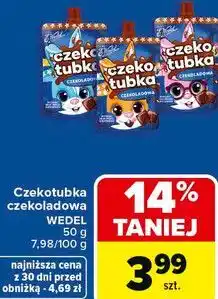 Carrefour Czekotubka czekoladowa WEDEL oferta