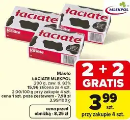 Carrefour Masło ŁACIATE MLEKPOL oferta