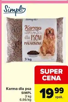 Carrefour Karma dla psa SIMPL oferta