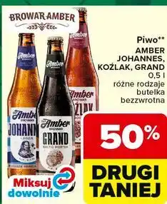 Carrefour Piwo AMBER JOHANNES, KOŹLAK, GRAND oferta