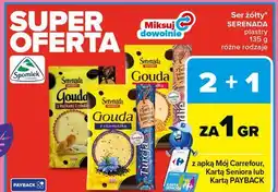 Carrefour Ser żółty SERENADA plastry oferta