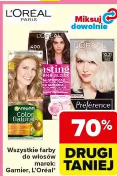 Carrefour Farby do włosów Garnier, L'Oréal oferta