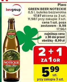 Carrefour Piwo GREEN BEER NOTECKIE oferta