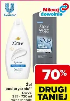 Carrefour Żel pod prysznic DOVE oferta