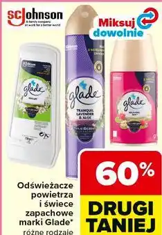 Carrefour Odświeżacze powietrza i świece zapachowe marki Glade oferta