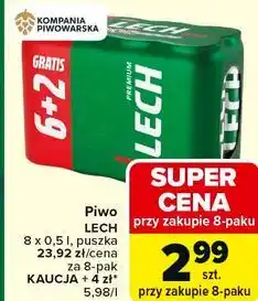 Carrefour Piwo LECH oferta