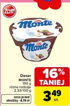 Carrefour Deser MONTE oferta