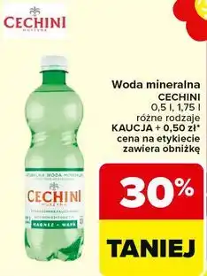 Carrefour Woda mineralna CECHINI oferta